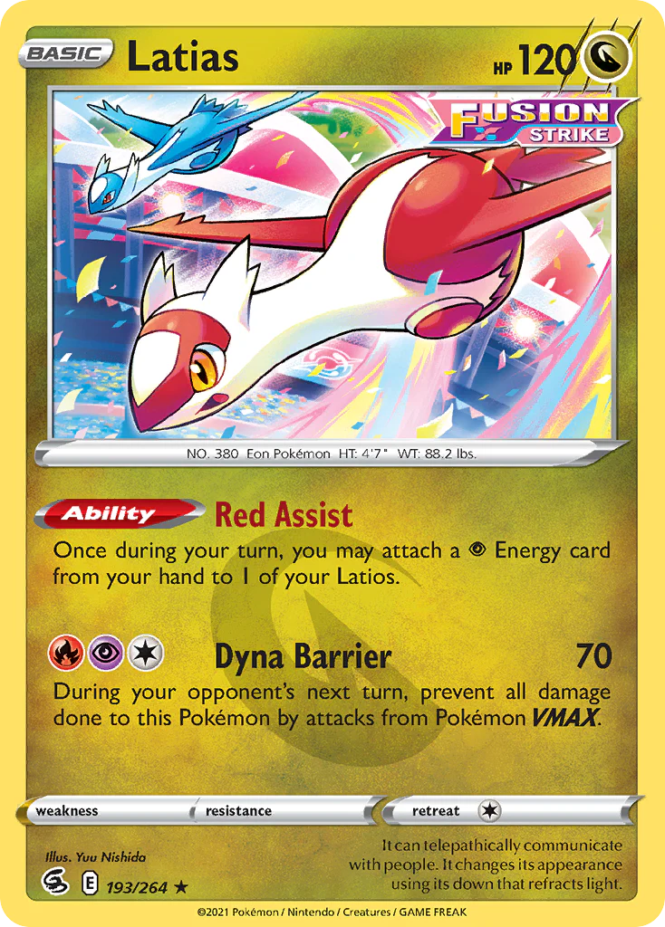 Latias (193/264) - Fusion Strike (FST)