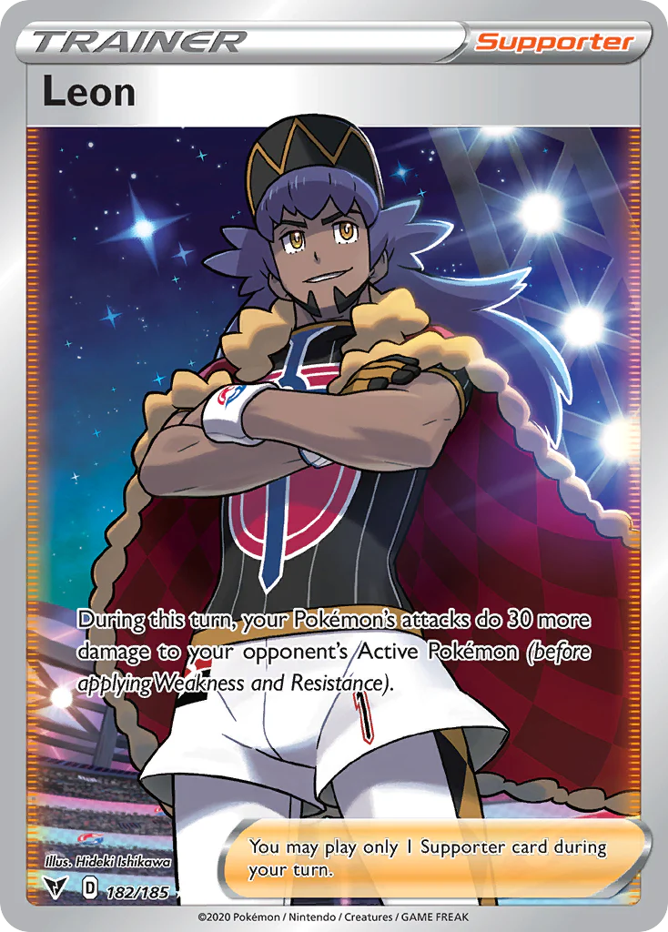 Leon (182/185) - [Full Art] Vivid Voltage (VIV)