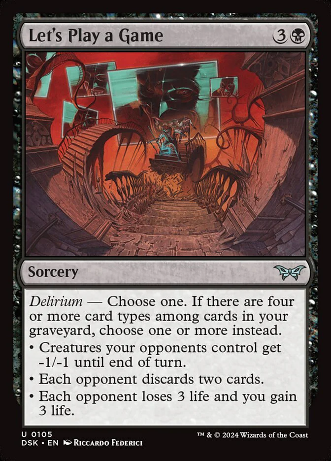 Let's Play a Game - [Foil] Duskmourn: House of Horror (DSK)