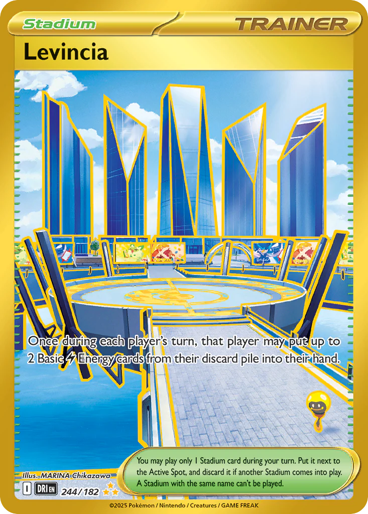 Levincia (244/182) - [Gold Holo] Destined Rivals (DRI)