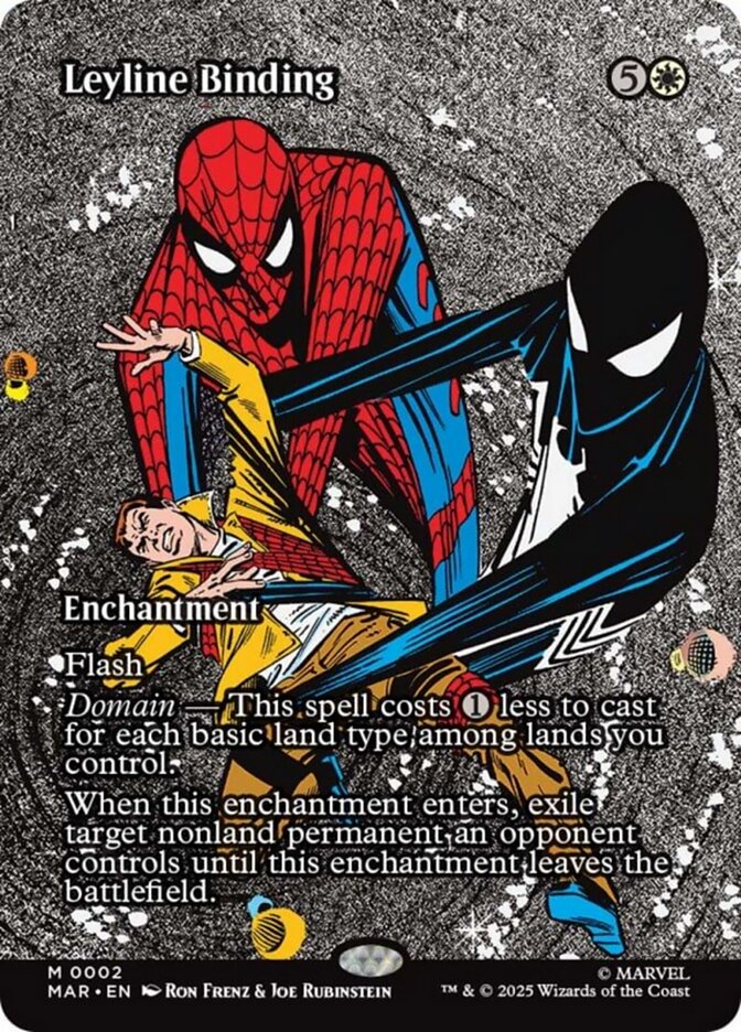 Leyline Binding (2) - [Foil, Borderless] Marvel Universe (MAR)