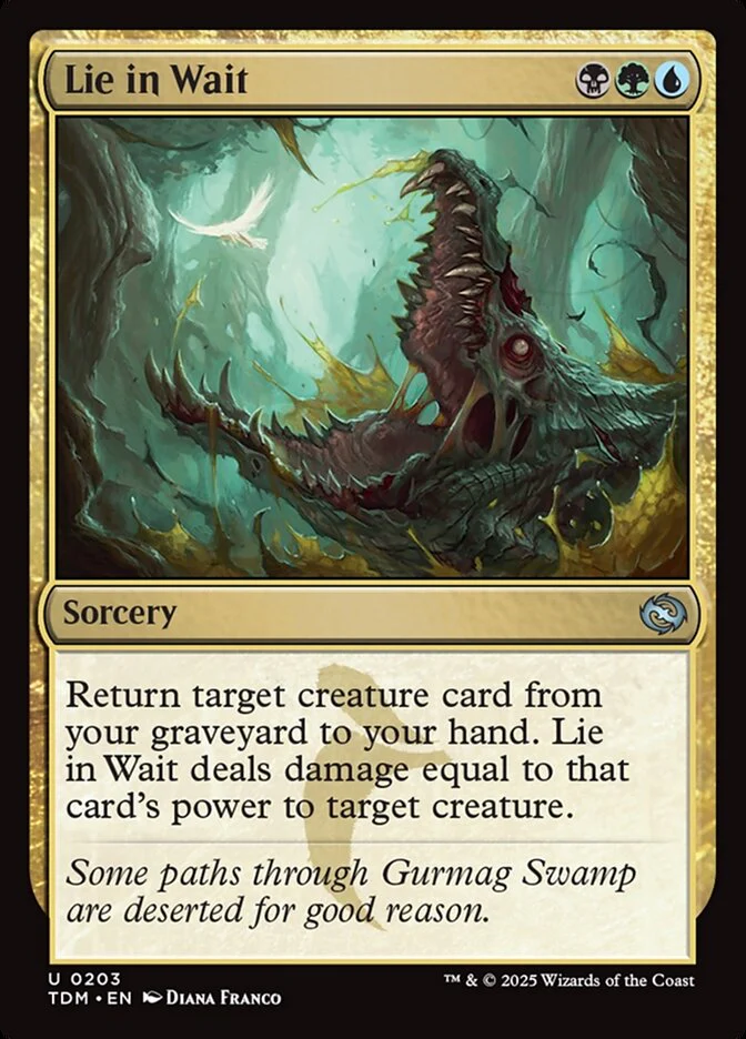 Lie in Wait (203) - [Foil] Tarkir: Dragonstorm (TDM)