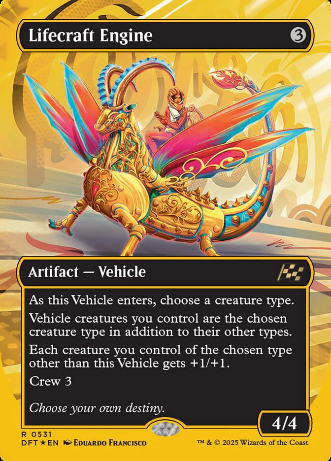 Lifecraft Engine - [First Place Foil, Borderless] Aetherdrift (DFT)