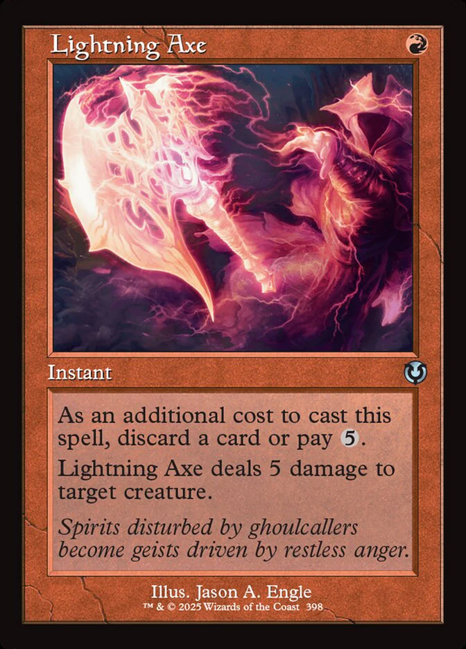 Lightning Axe - [Retro Frame] Innistrad Remastered (INR)
