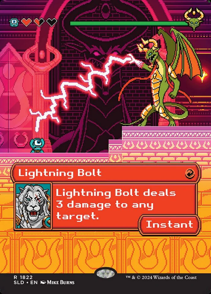 Lightning Bolt (1822) - [Borderless] Secret Lair Drop (SLD)