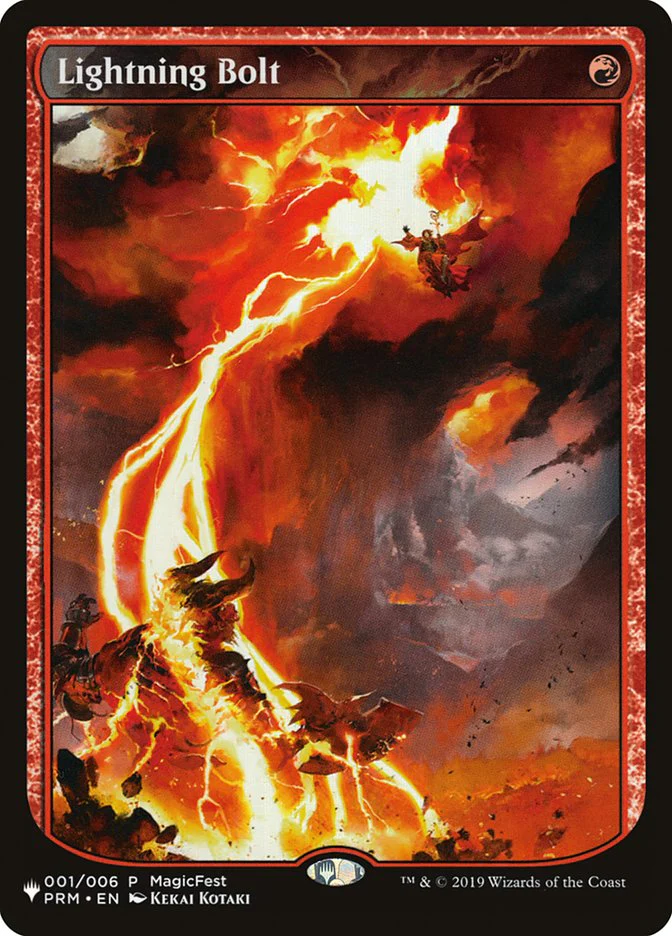 Lightning Bolt - [Full Art] The List (PLST)