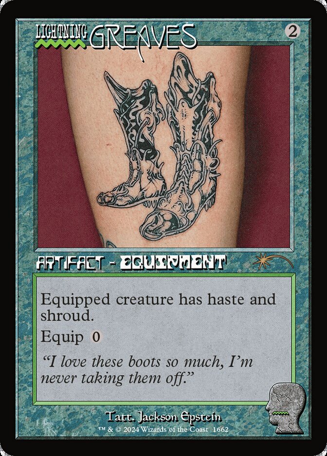Lightning Greaves (1662) - [Foil] Secret Lair Drop (SLD)