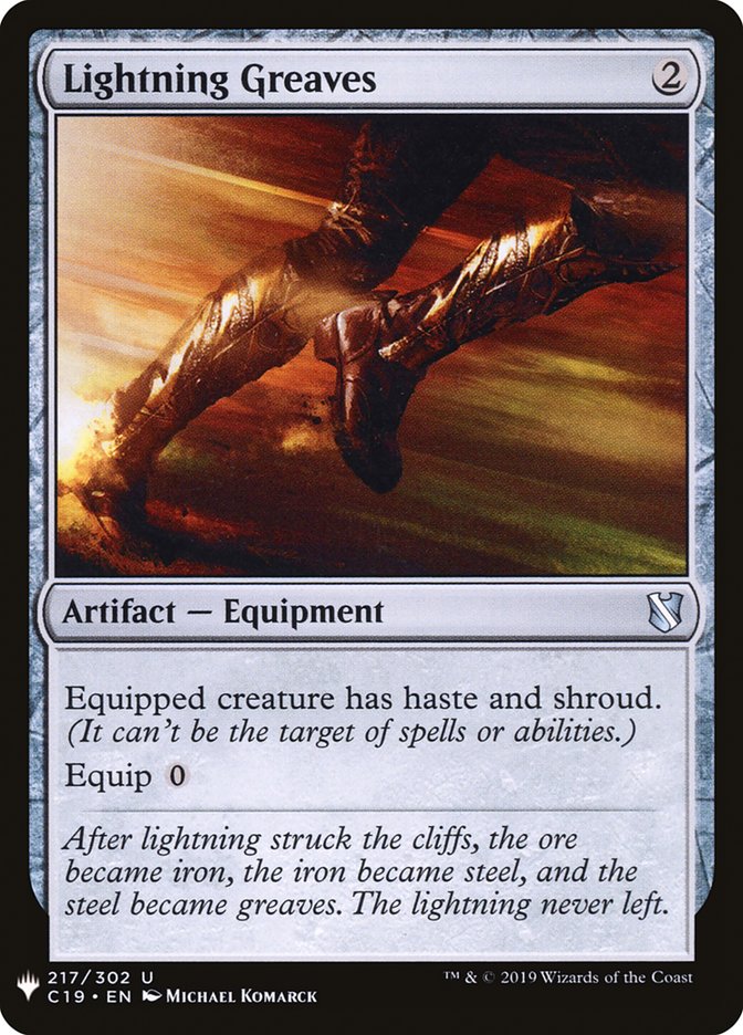 Lightning Greaves - The List (PLST)