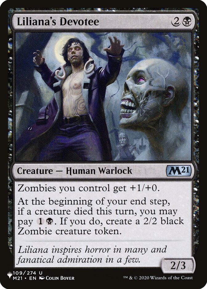 Liliana's Devotee - The List (PLST)