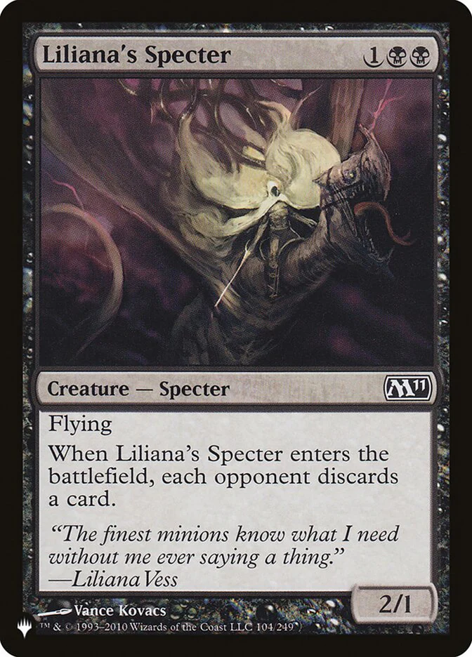Liliana's Specter - The List (PLST)