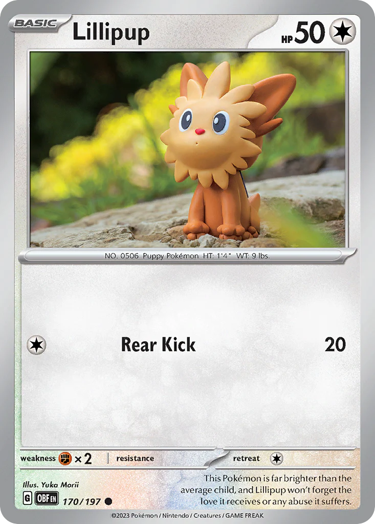 Lillipup (170/197) - Obsidian Flames (OBF)