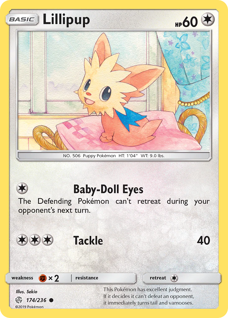 Lillipup (174/236) - [Reverse Holo] Cosmic Eclipse (CEC)