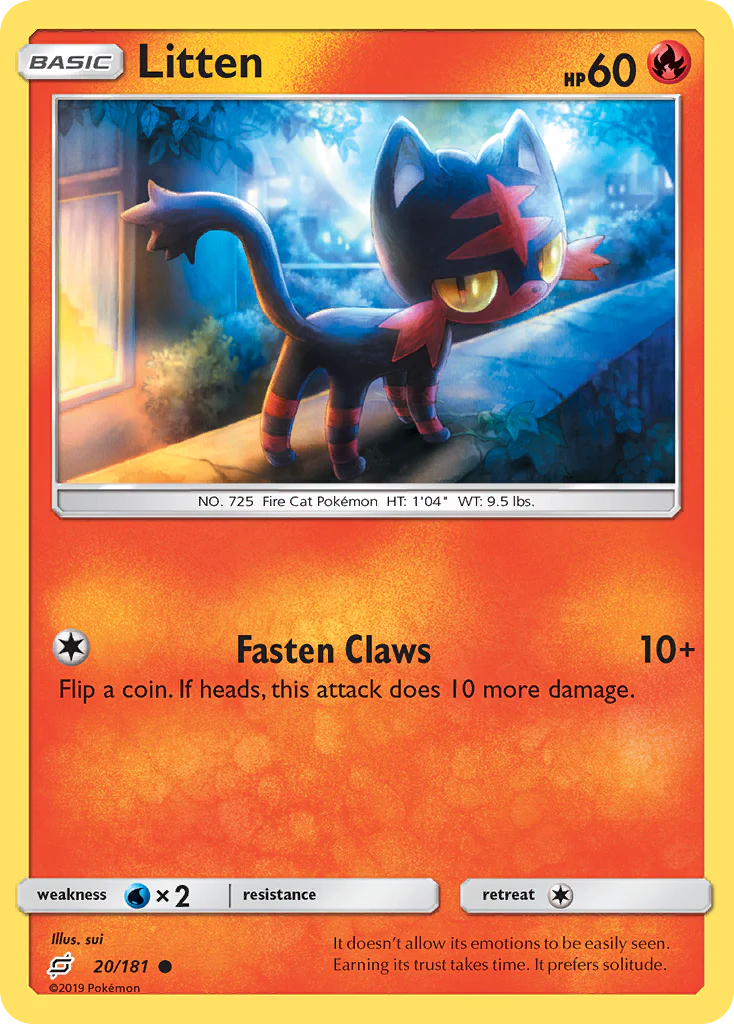 Litten (20/181) - Team Up (TEU)