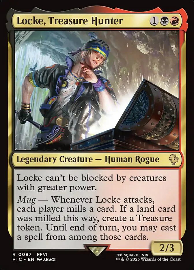 Locke, Treasure Hunter (87) - Final Fantasy Commander (FIC)