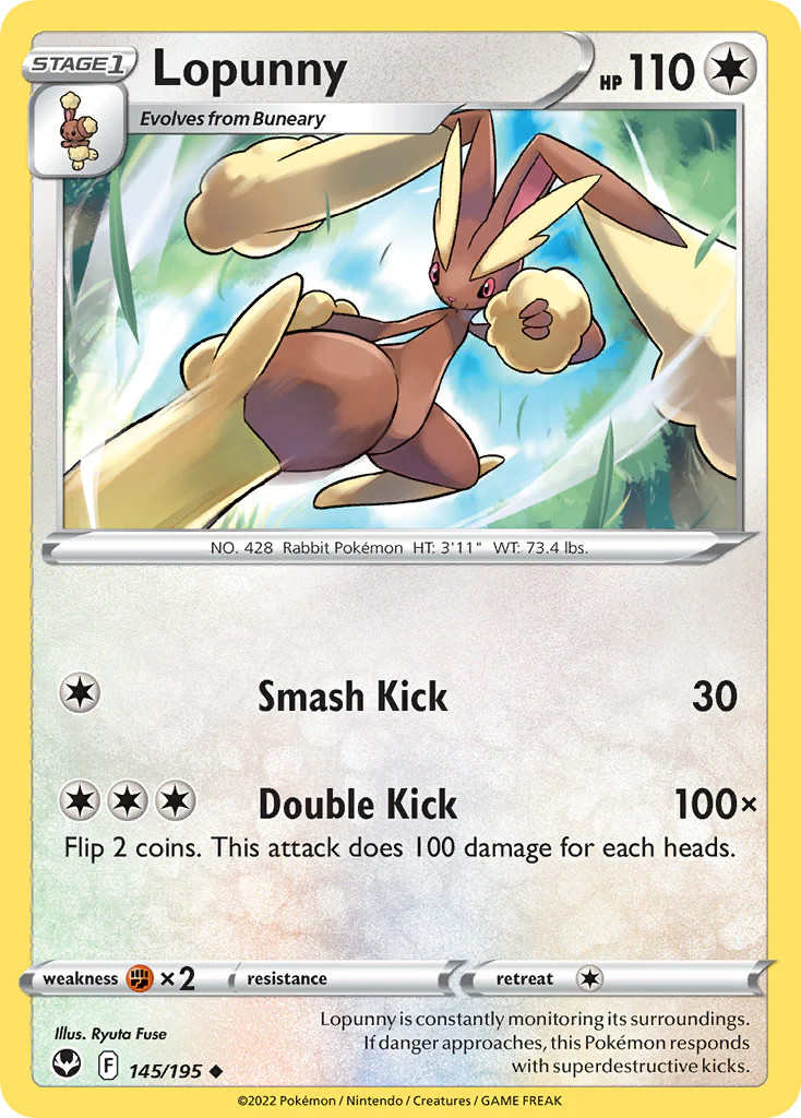 Lopunny (145/195) - Silver Tempest (SIT)