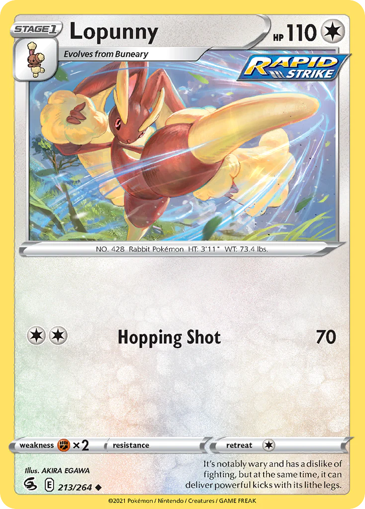 Lopunny (213/264) - Fusion Strike (FST)