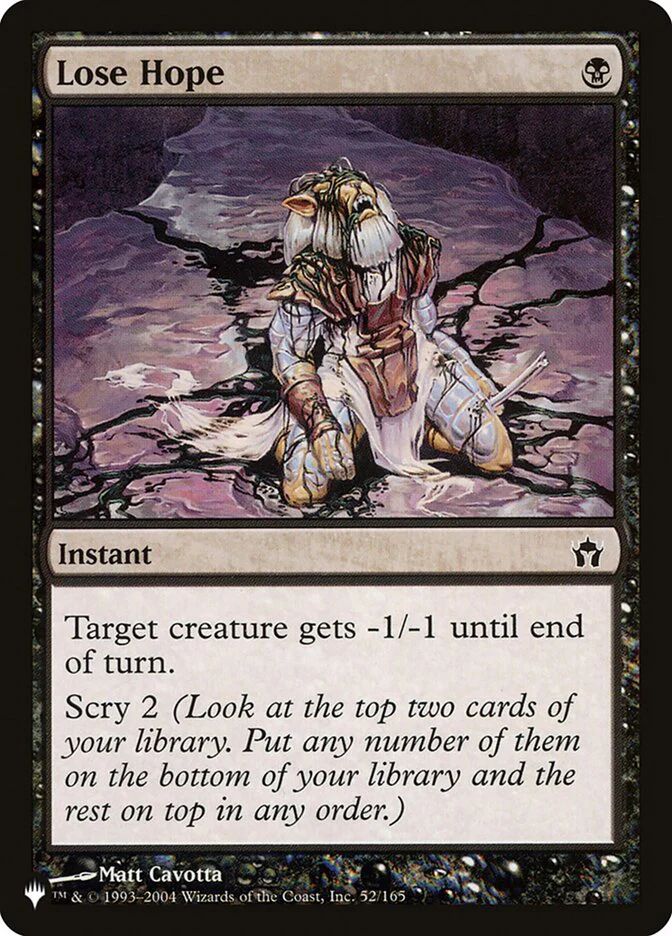 Lose Hope - The List (PLST)