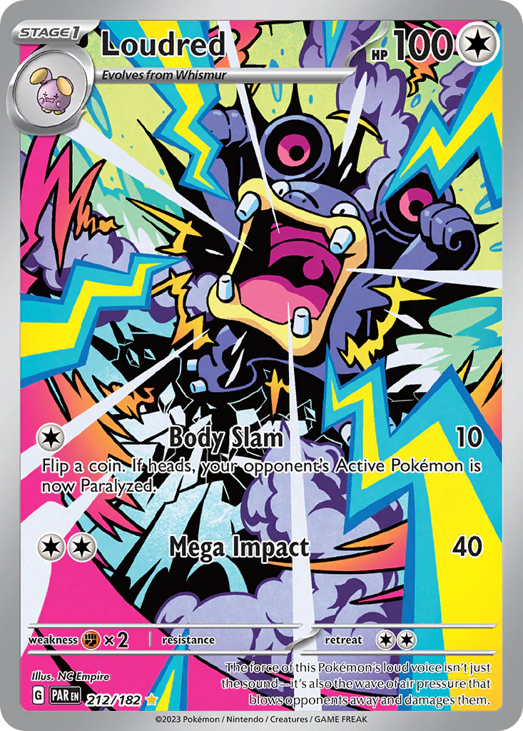 Loudred (212/182) - [Illustration Rare] Paradox Rift (PAR)