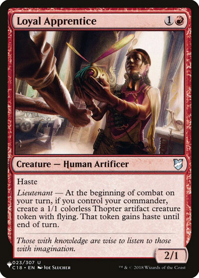 Loyal Apprentice - The List (PLST)
