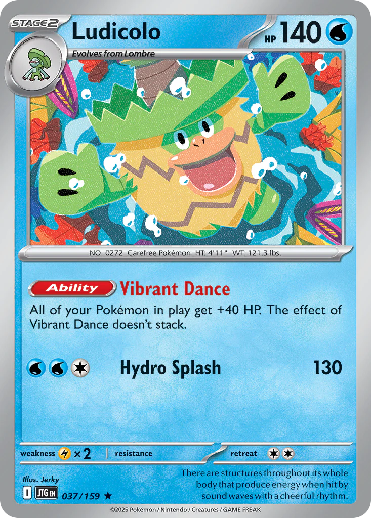 Ludicolo (37/159) - [Holo Foil] Journey Together (JTG)