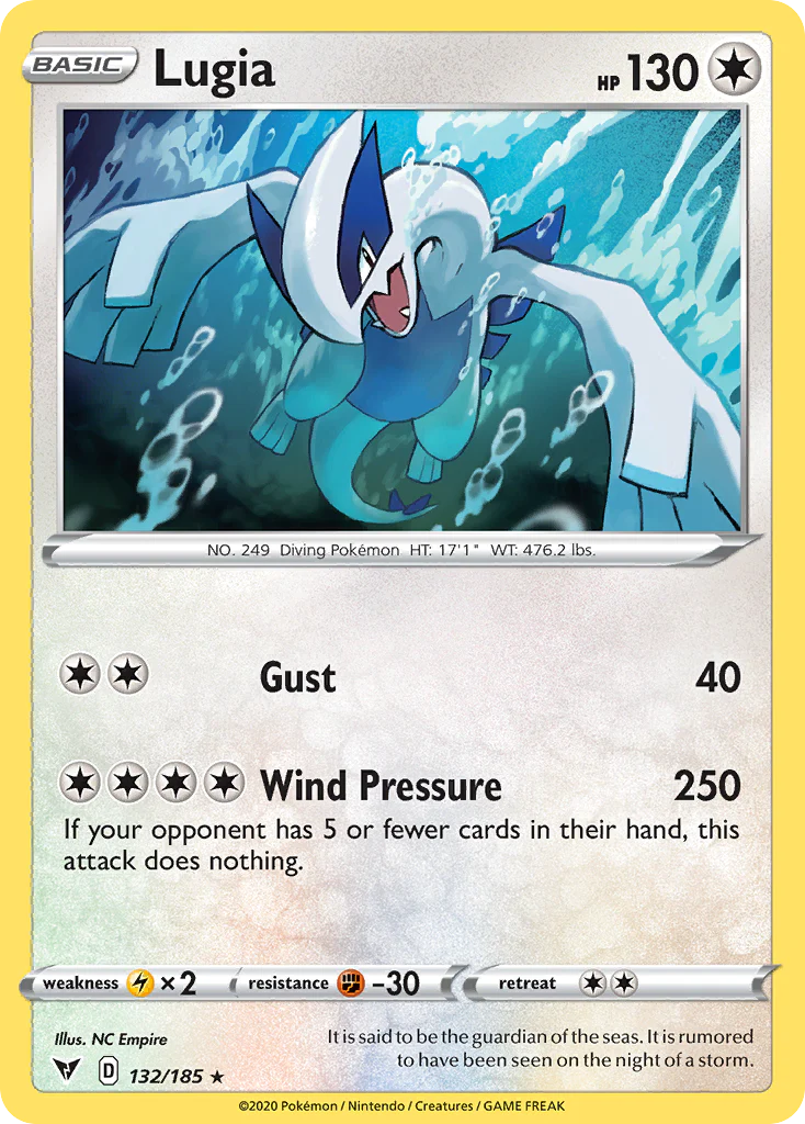 Lugia (132/185) - [Reverse Holo] Vivid Voltage (VIV)