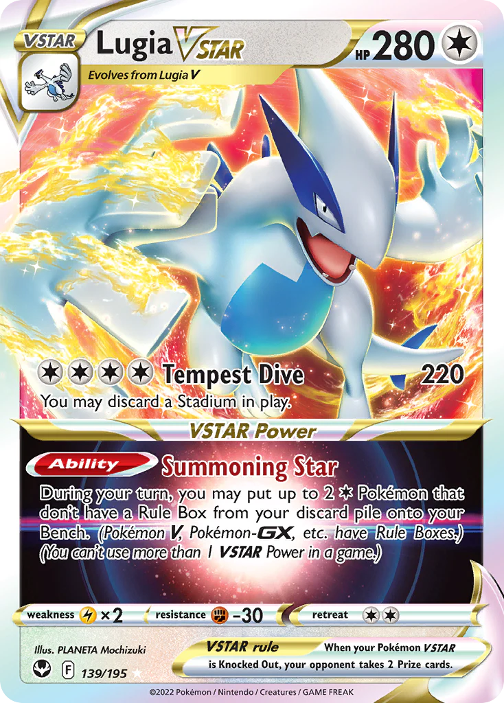 Lugia VSTAR (139/195) - [Holo Foil] Silver Tempest (SIT)