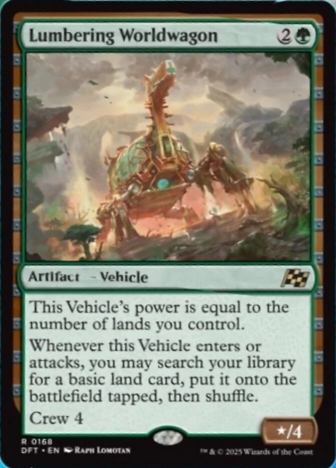 Lumbering Worldwagon - Aetherdrift (DFT)
