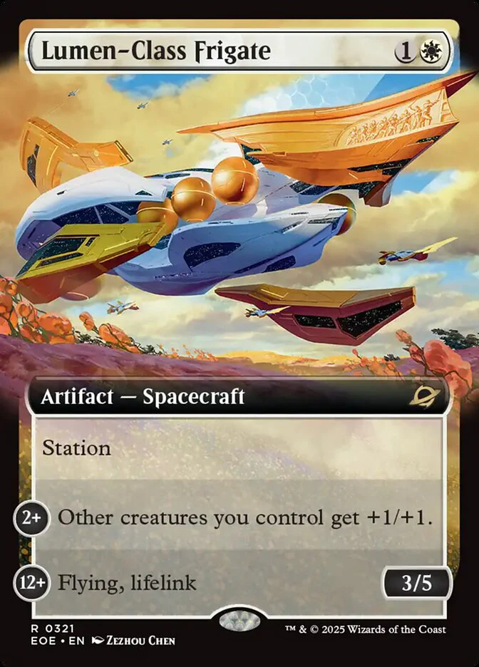 Lumen-Class Frigate (321) - [Extended Art] Edge of Eternities (EOE)