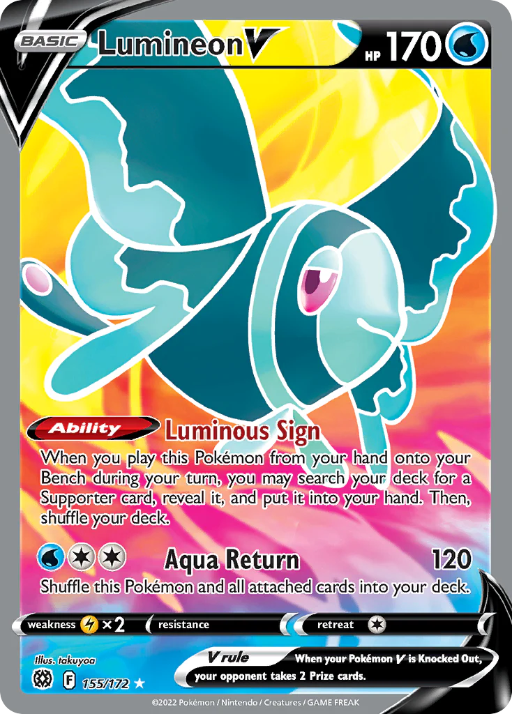 Lumineon V (155/172) - [Full Art] Brilliant Stars (BRS)