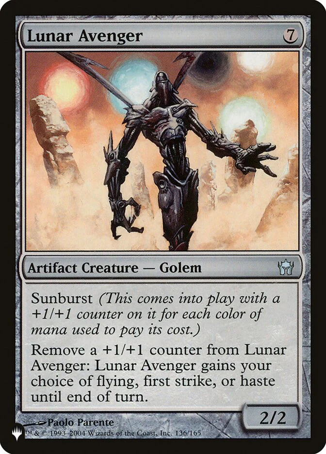 Lunar Avenger - The List (PLST)