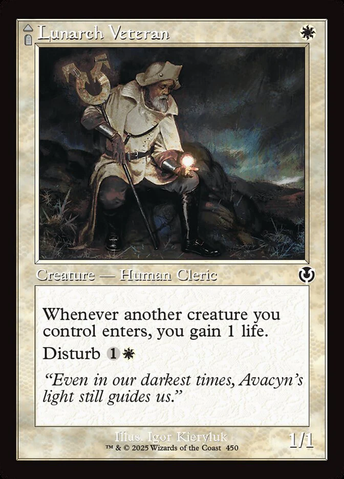 Lunarch Veteran // Luminous Phantom - [Retro Frame] Innistrad Remastered (INR)
