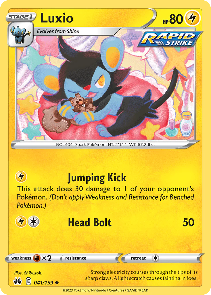 Luxio (41/159) - Crown Zenith (CRZ)