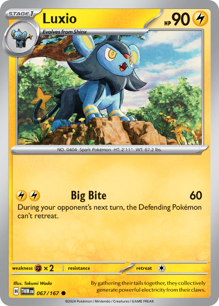 Luxio (67/167) - [Reverse Holo] Twilight Masquerade (TWM)
