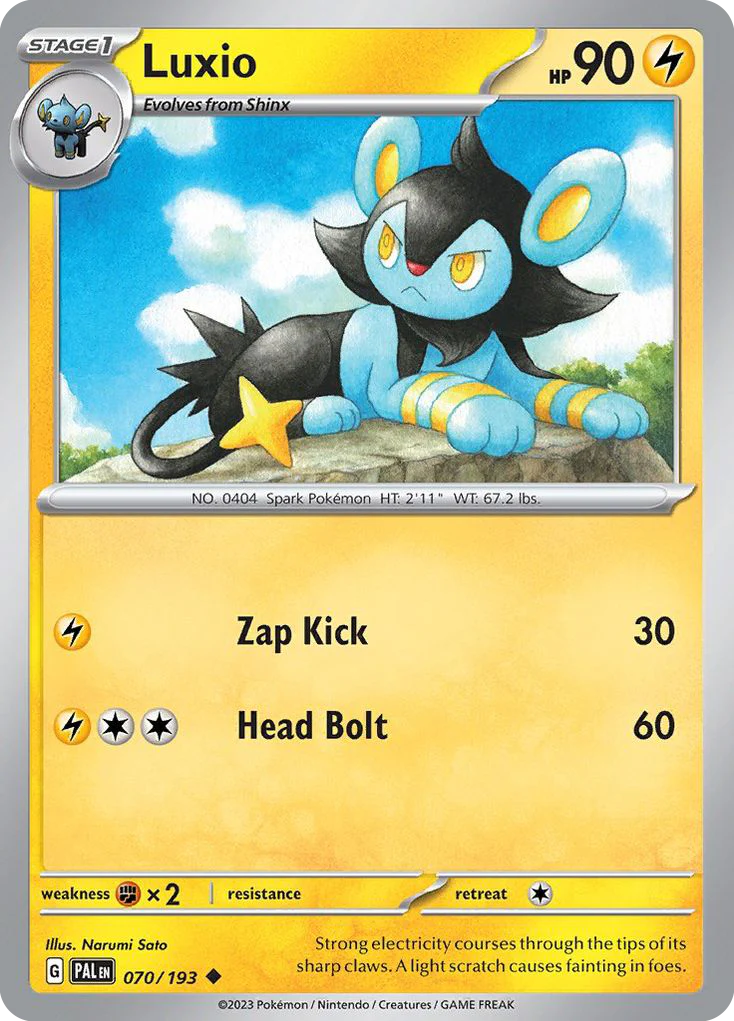 Luxio (70/193) - Paldea Evolved (PAL)