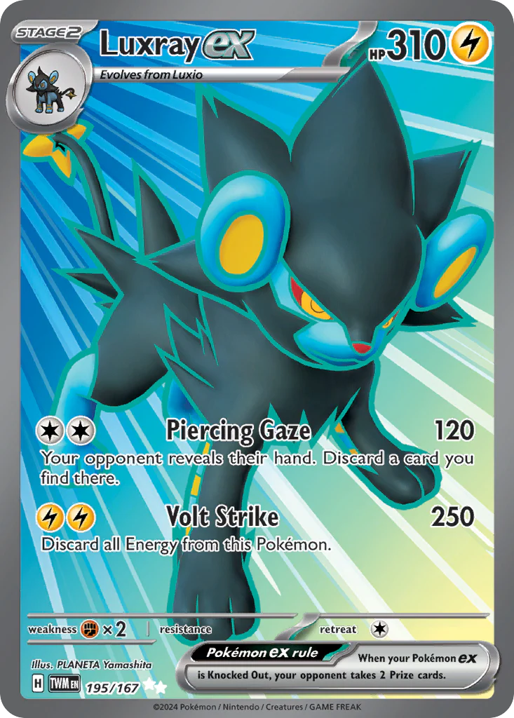 Luxray ex (195/167) - [Full Art] Twilight Masquerade (TWM)