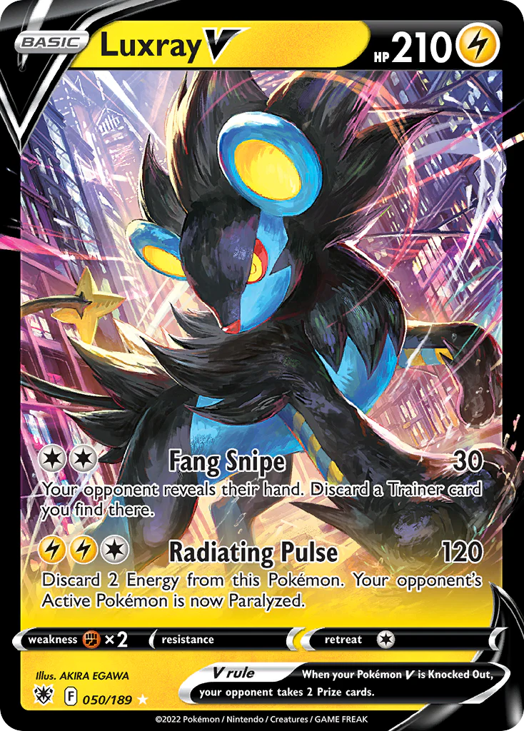 Luxray V (50/189) - [Holo Foil] Astral Radiance (ASR)