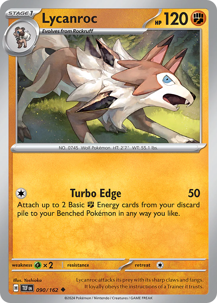 Lycanroc (90/162) - Temporal Forces (TEF)