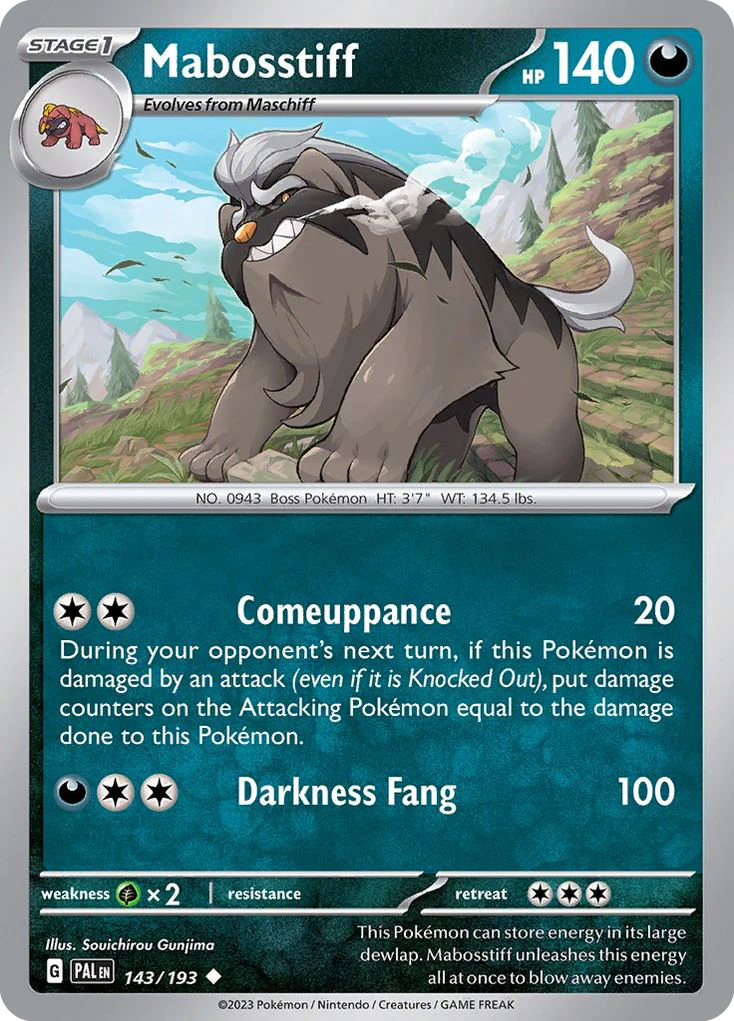 Mabosstiff (143/193) - Paldea Evolved (PAL)
