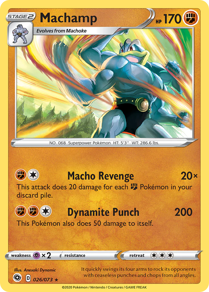 Machamp (26/73) - [Holo Foil] Champion's Path (CPA)