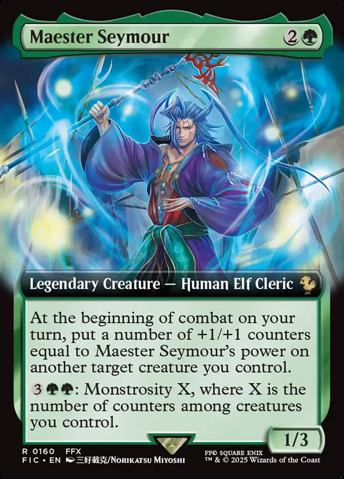 Maester Seymour (160) - [Foil, Extended Art] Final Fantasy Commander (FIC)