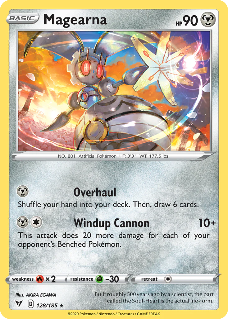 Magearna (128/185) - [Reverse Holo] Vivid Voltage (VIV)