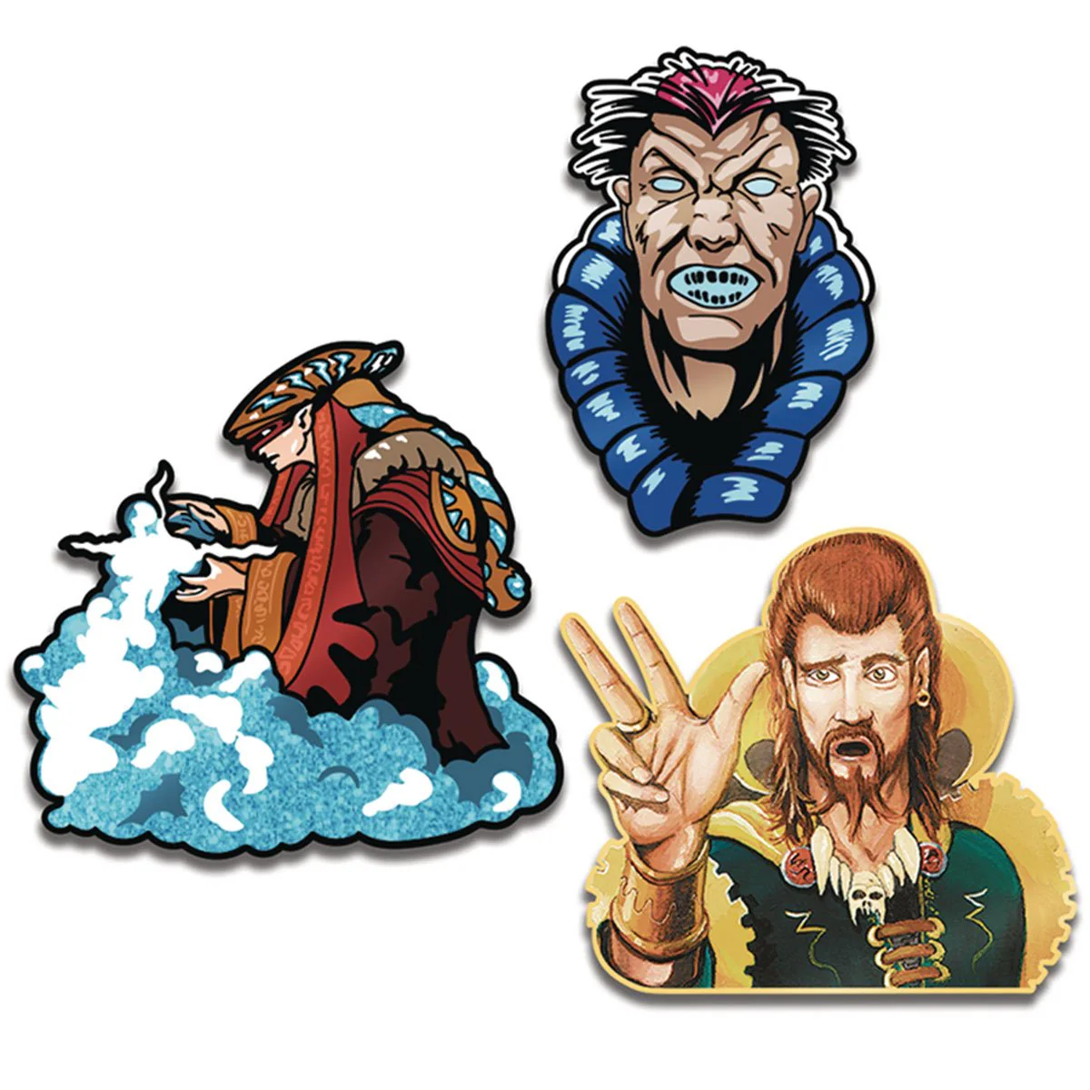 Magic: The Gathering Exclusive Blue Color Augmented Reality Pin Set  - Pinfinity - Image 2