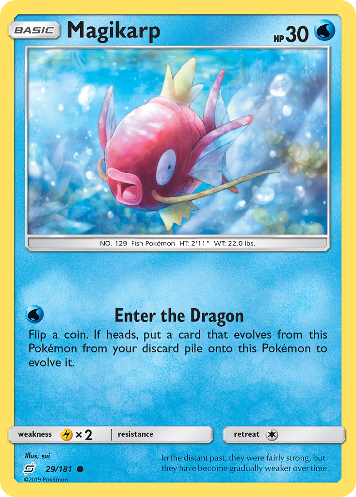 Magikarp (29/181) - [Reverse Holo] Team Up (TEU)