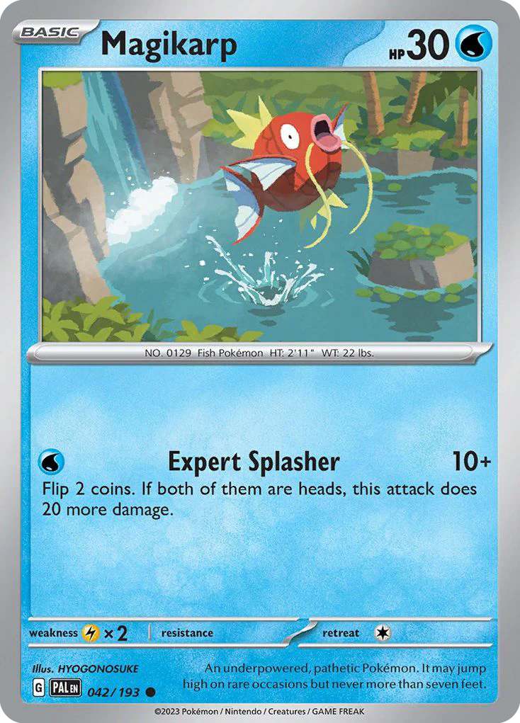 Magikarp (42/193) - [Reverse Holo] Paldea Evolved (PAL)