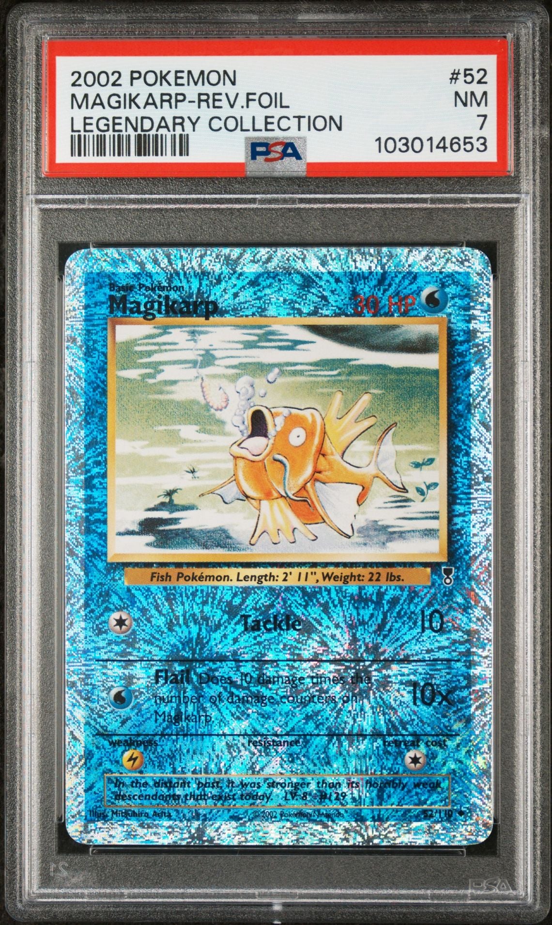 Magikarp #52 - [Reverse Holo, Graded PSA 7] Legendary Collection