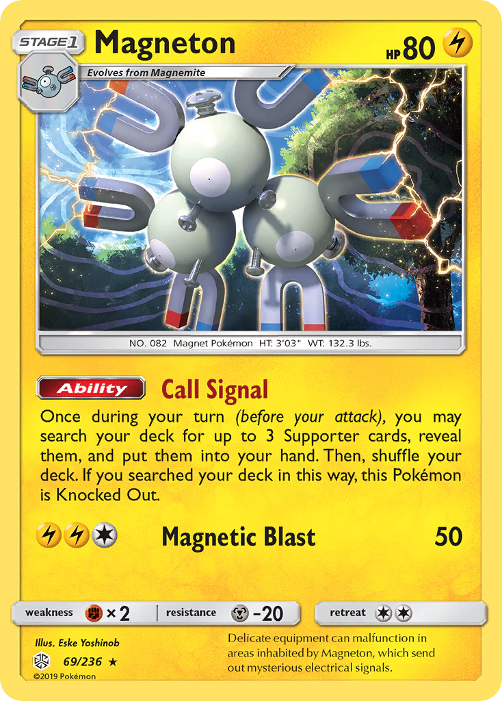 Magneton (69/236) - [Reverse Holo] Cosmic Eclipse (CEC)
