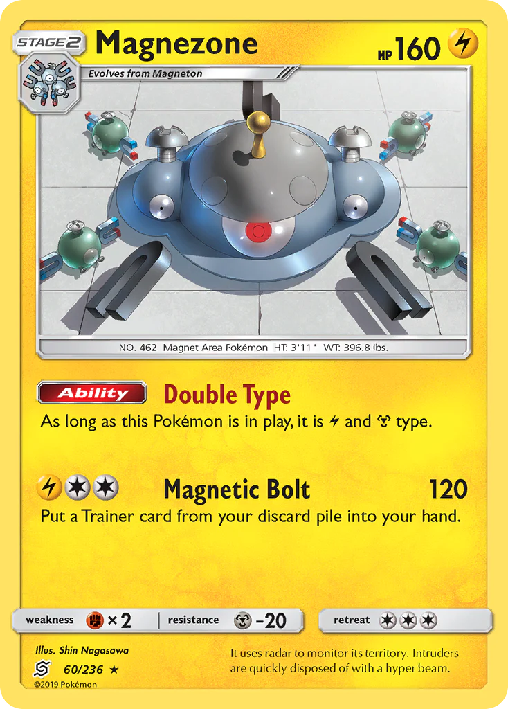 Magnezone (60/236) - [Holo Foil] Unified Minds (UNM)