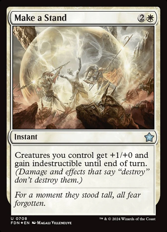 Make a Stand - [Foil] Foundations (FDN)