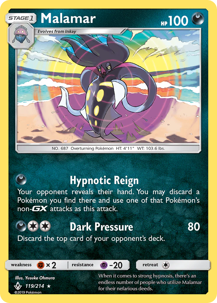 Malamar (119/214) - [Holo Foil] Unbroken Bonds (UNB)