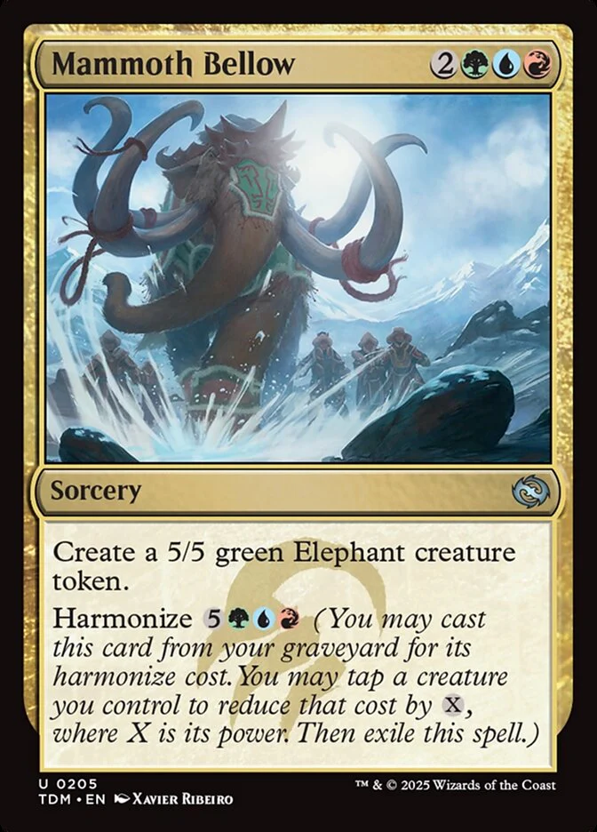 Mammoth Bellow (205) - [Foil] Tarkir: Dragonstorm (TDM)